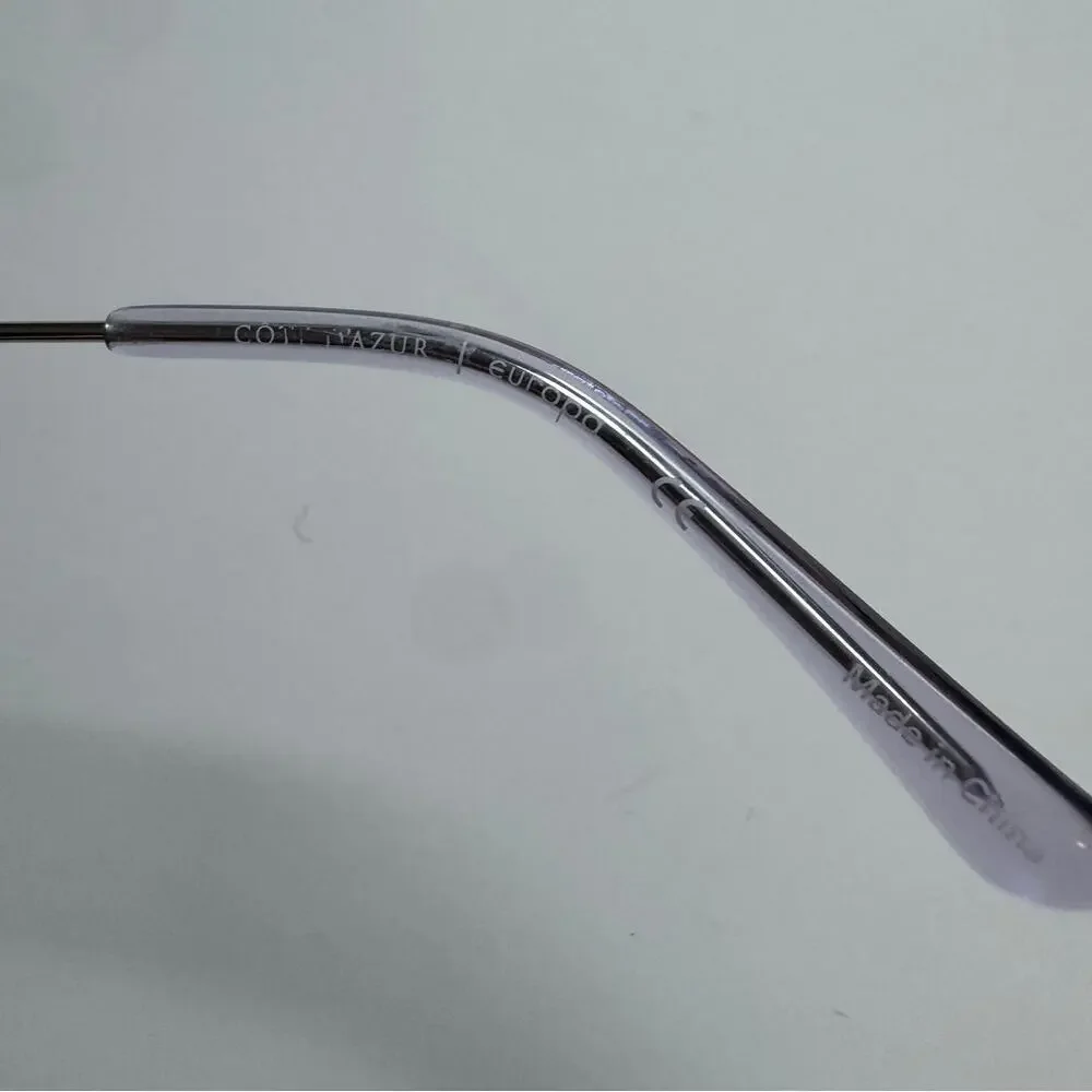 NEW Cote d'Azur 336 Lilac Silver Eyeglasses